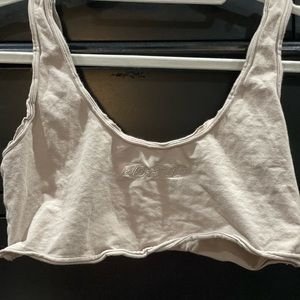 Bo+Tee Release Scoop Neck Crop, Sand (XS)
